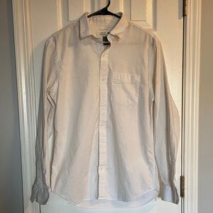 Old Navy Men's White Dress Shirt